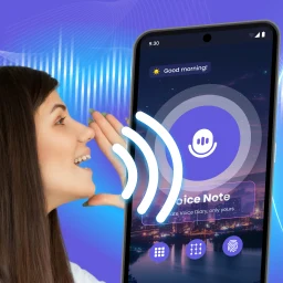 AI Voice Lock Screen: AI Note